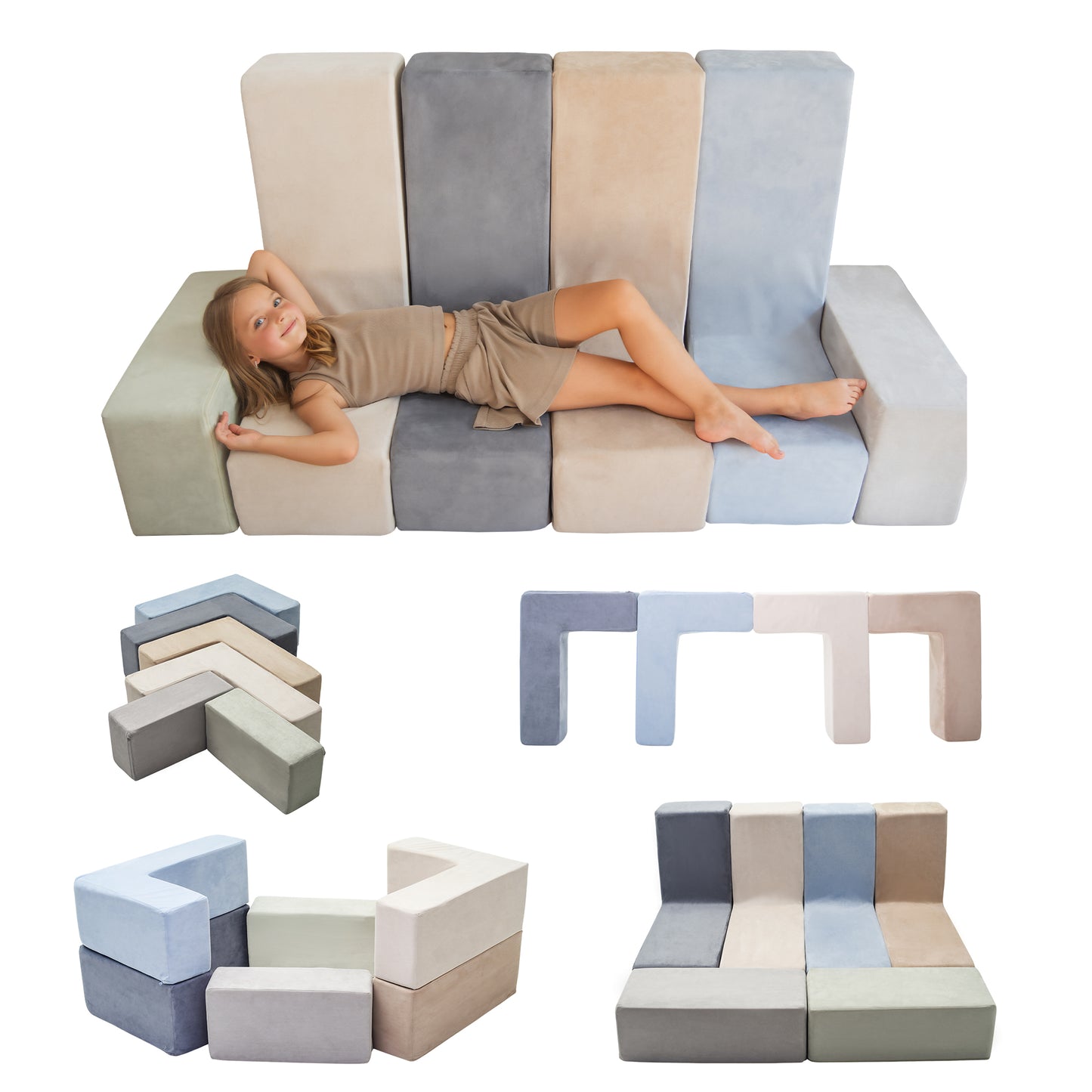 Modulares Spielsofa Kindersofa