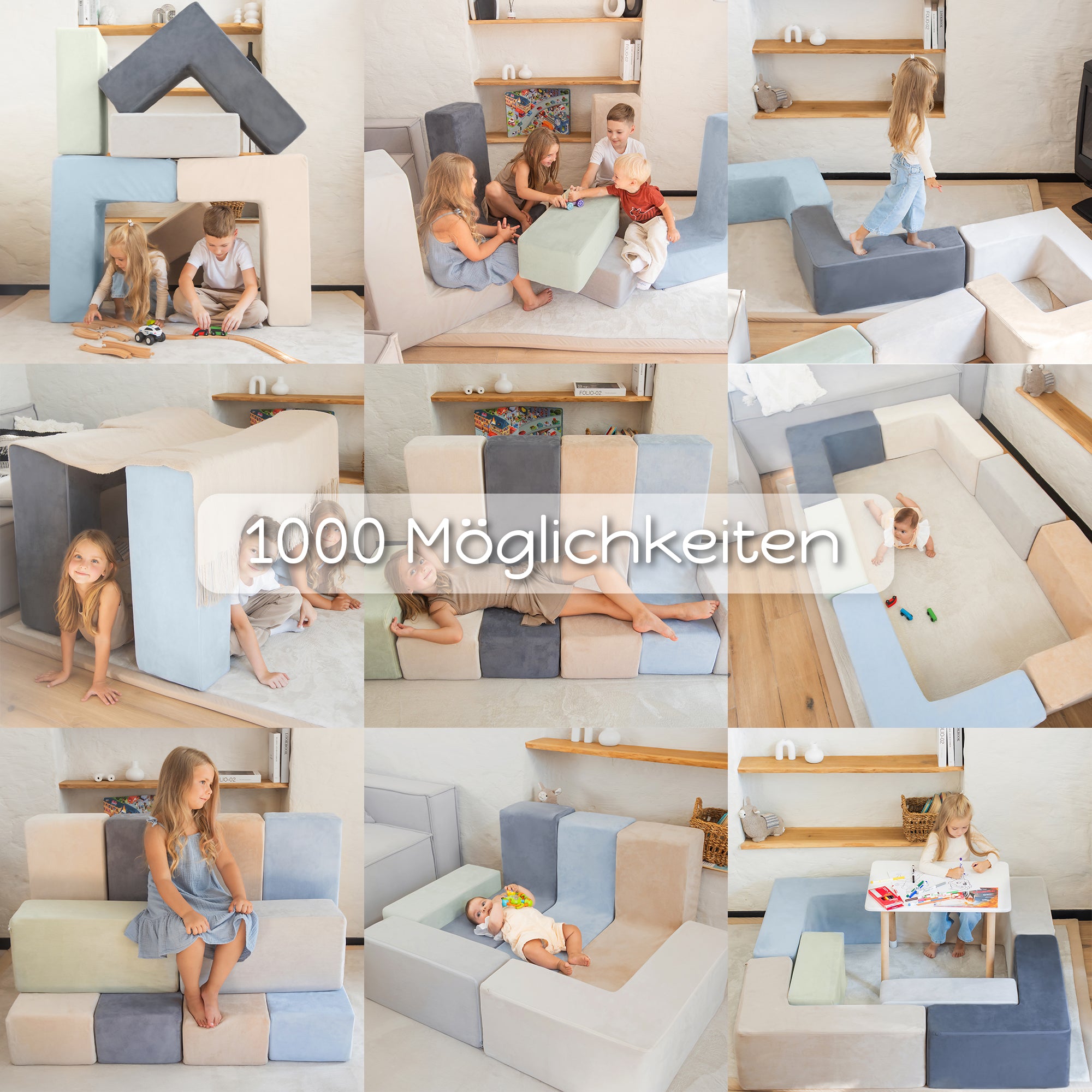 Modulares Spielsofa/Kindersofa: Das Original von Alles Knüt®